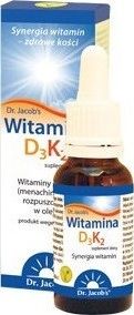 Dr.Jacob`s DR.JACOB'S_Witamina D3 K2 suplement diety w kroplach 20ml