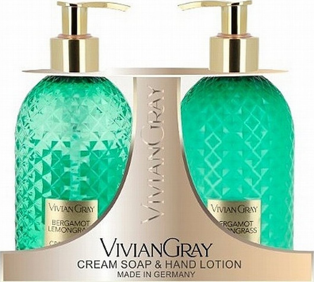 Vivian Gray Zestaw Mydło + Balsam do Rąk Bergamot & Lemongrass