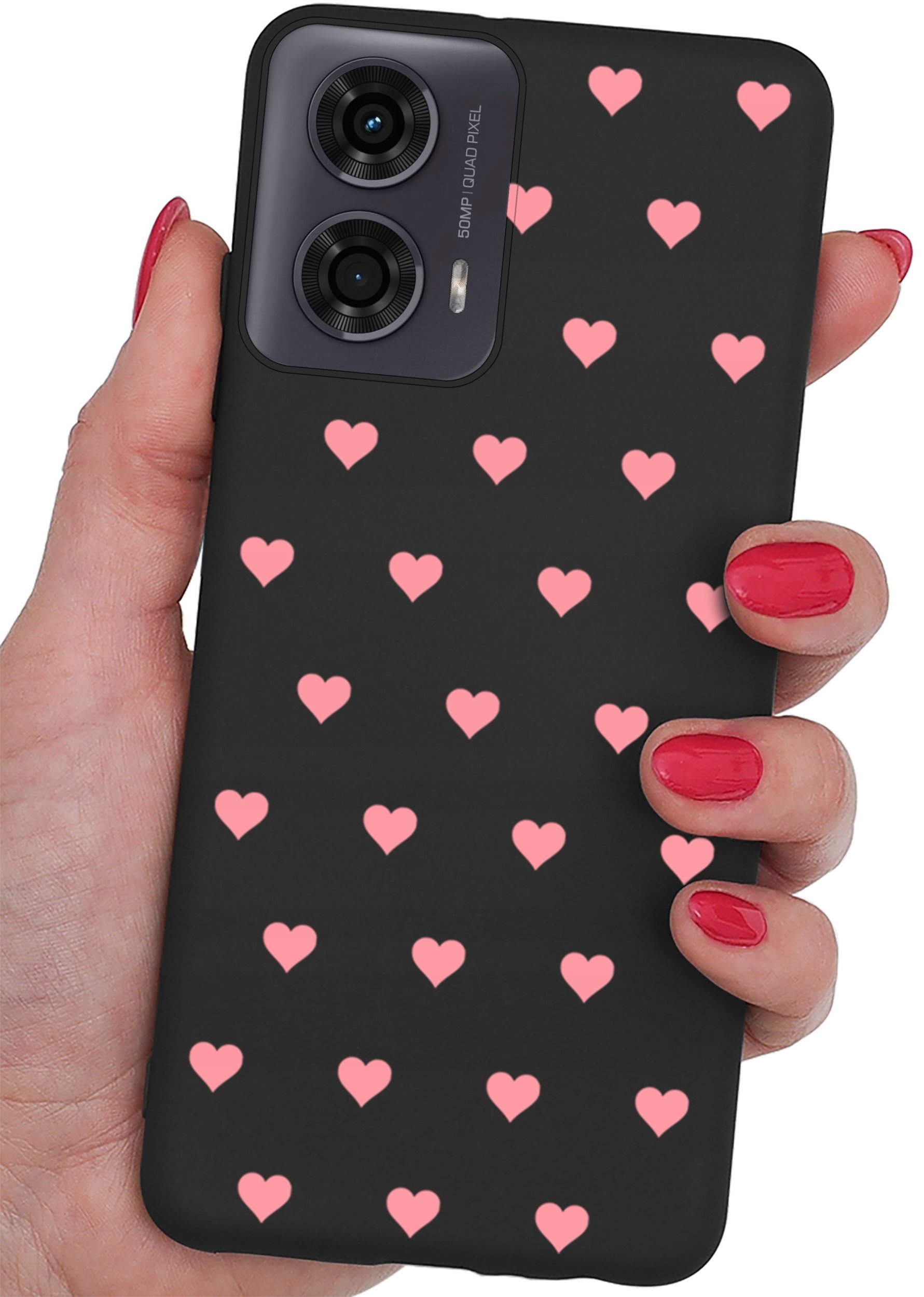 Etui do Motorola Moto G24 | G24 POWER | G04 CASE WZORY MATT PLECKI + SZKŁO