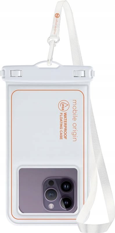 Mobile Origin Wodoodporne etui 6,5" white/orange