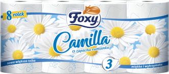 Foxy Foxy Camilla Papier toaletowy rumiankowy 8 rolek