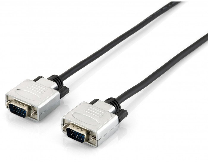 KABEL DO MONITORA HD 15M/M HQ15M EKRAN+FERRYT BLACK