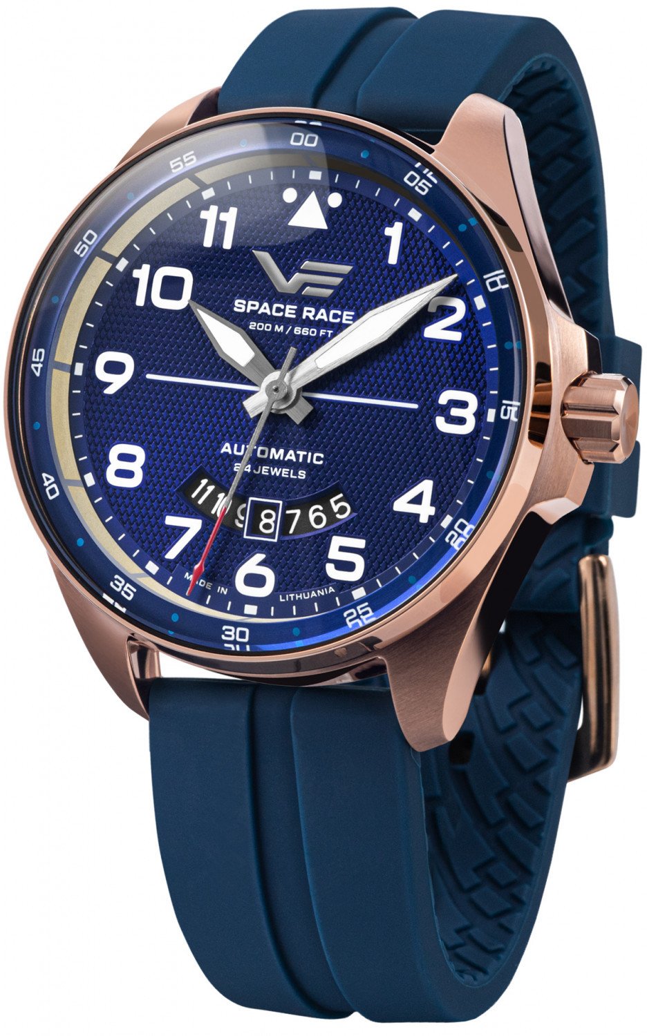 Zegarek męski Vostok Europe NH35A-325B746SBL niebieski