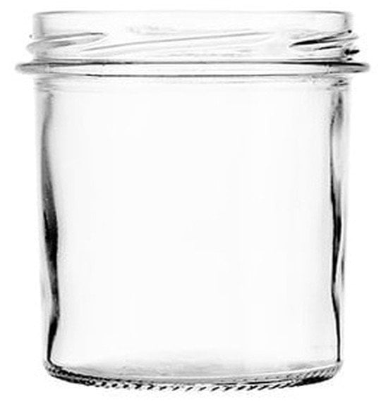 JAR 350ML 6PCS WITHOUT LID 82MM