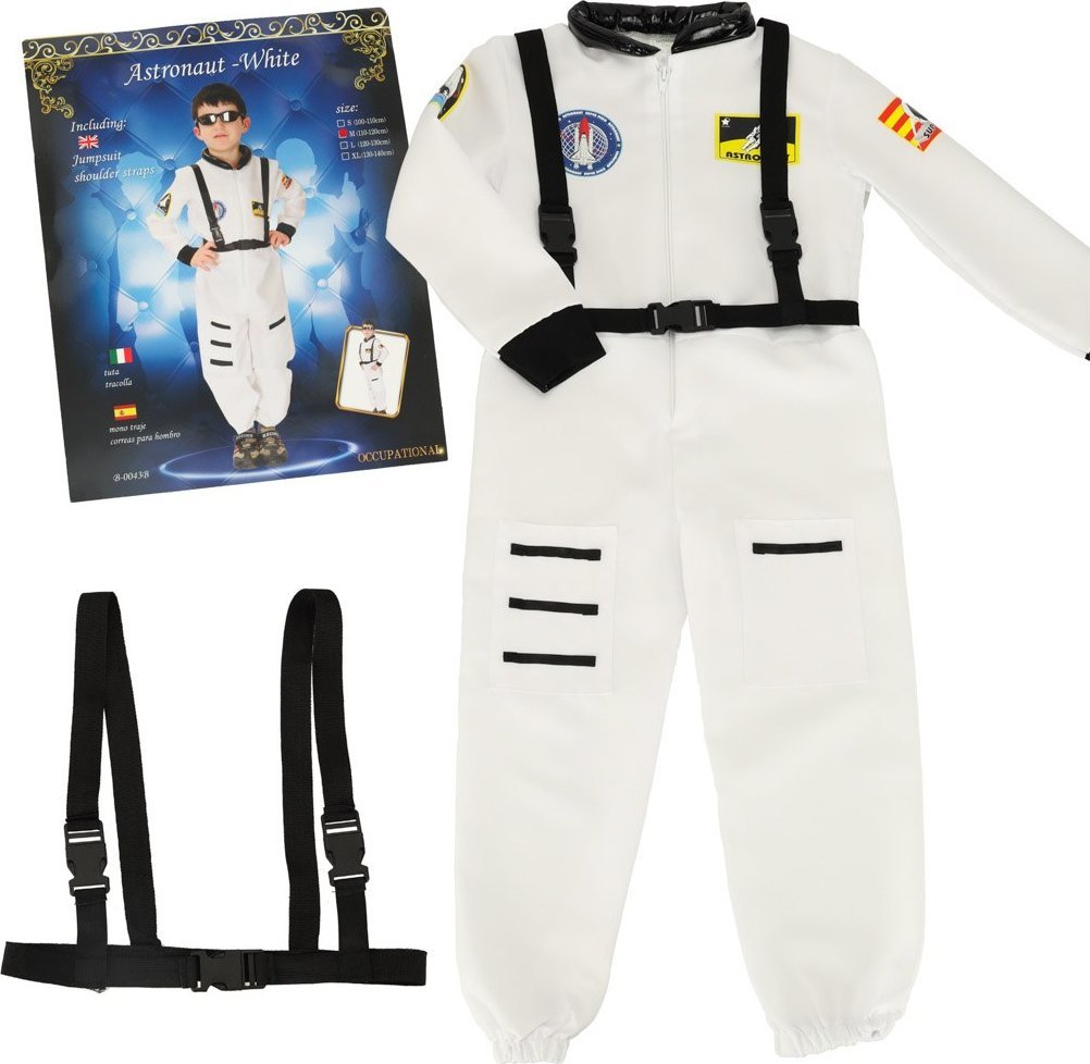 Kostium strój karnawałowy przebranie astronauta rozmiar M 110-120cm Kik Sp. z o. o. Sp. k.
