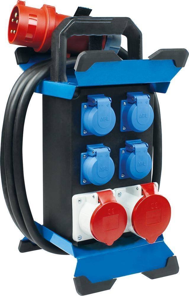 AS Schwabe Rozdzielacz prądu CEE STECKY 12, przenośny