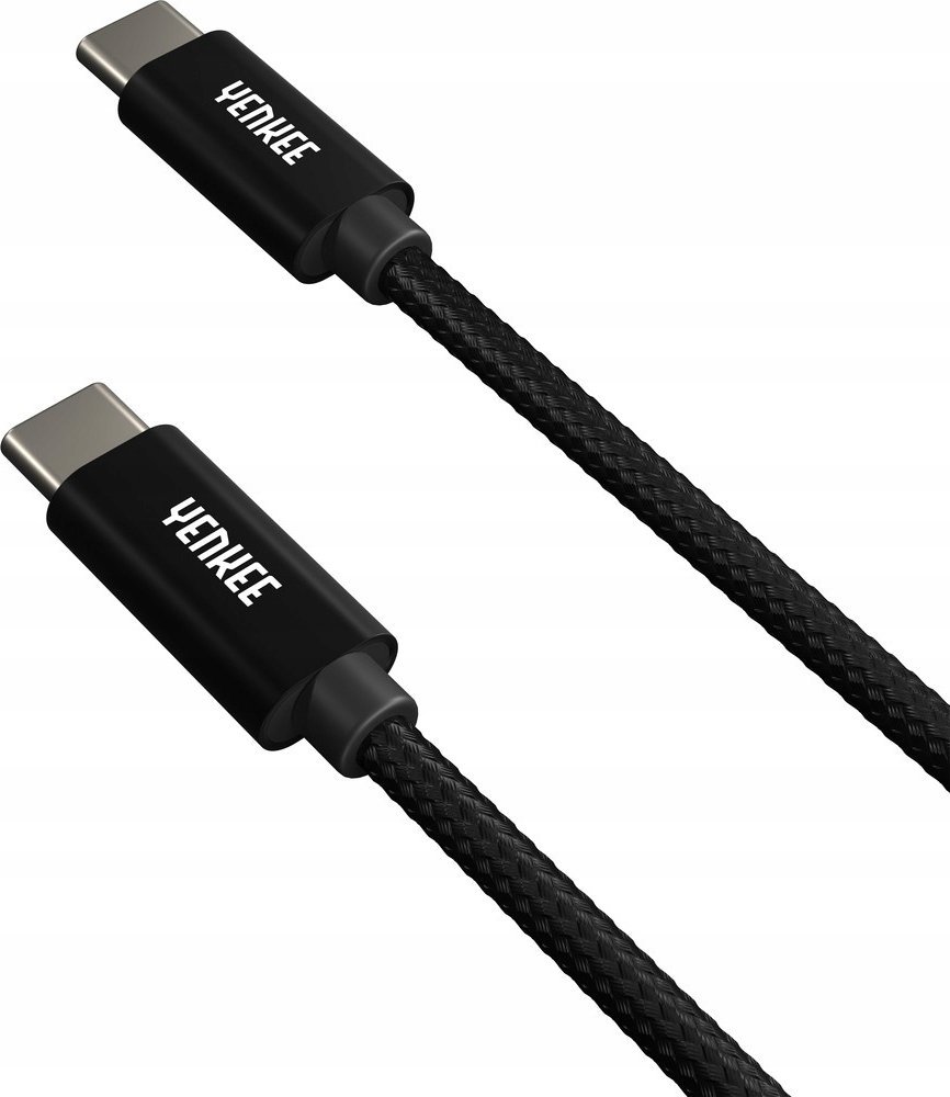 Adapter USB Yenkee YCU C103 BK Kabel USB C-C 2.0/ 3m YENKEE