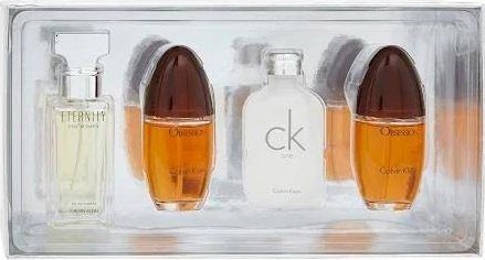 Calvin Klein Women Classic zestaw Eternity woda perfumowana spray 15ml + CK One woda toaletowa spray 15ml + Obssesion woda perfumowana spray 2x15ml