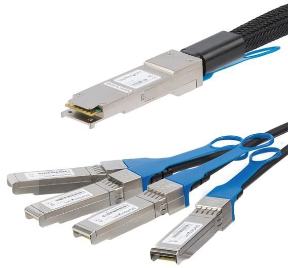 StarTech Kabel QSFP+ - 4x SFP+, 40Gbps, 2m (QSFP4SFPPC2M)