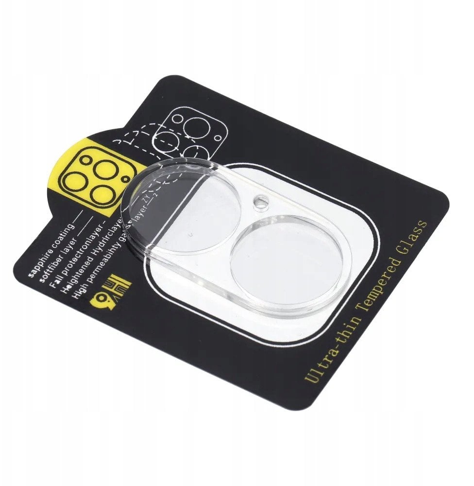 Szkło hartowane 5D Full Glue do aparatu - do iPhone 16 Plus Transparent