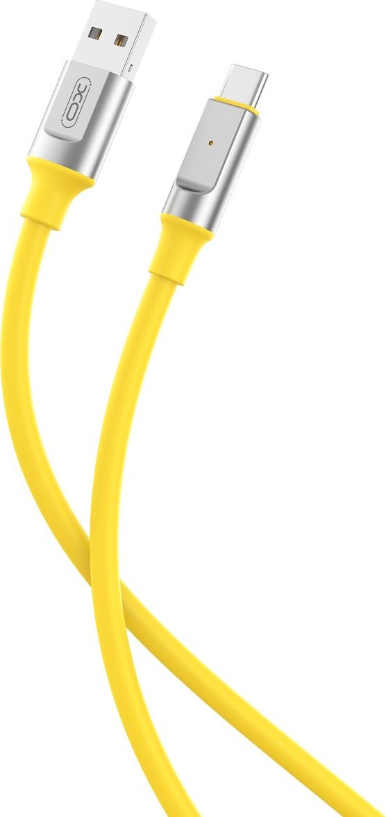 Kabel USB XO Xo Kabel Nb251 Usb - Usb-C 1,0 M 6A Żółty