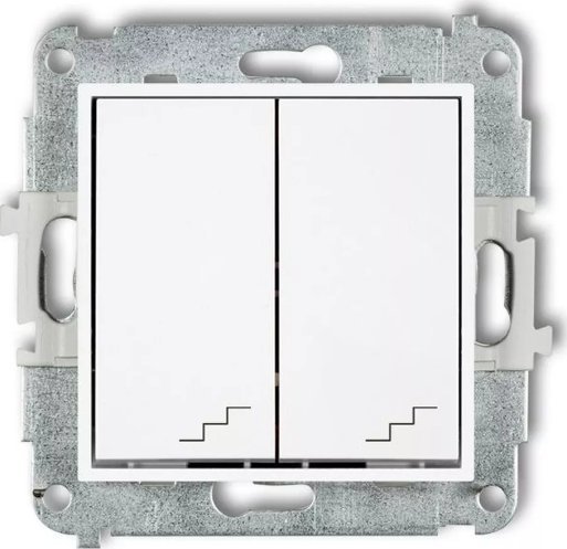 Karlik Łącznik schodowy Karlik Icon IWP-33 podwójny biały