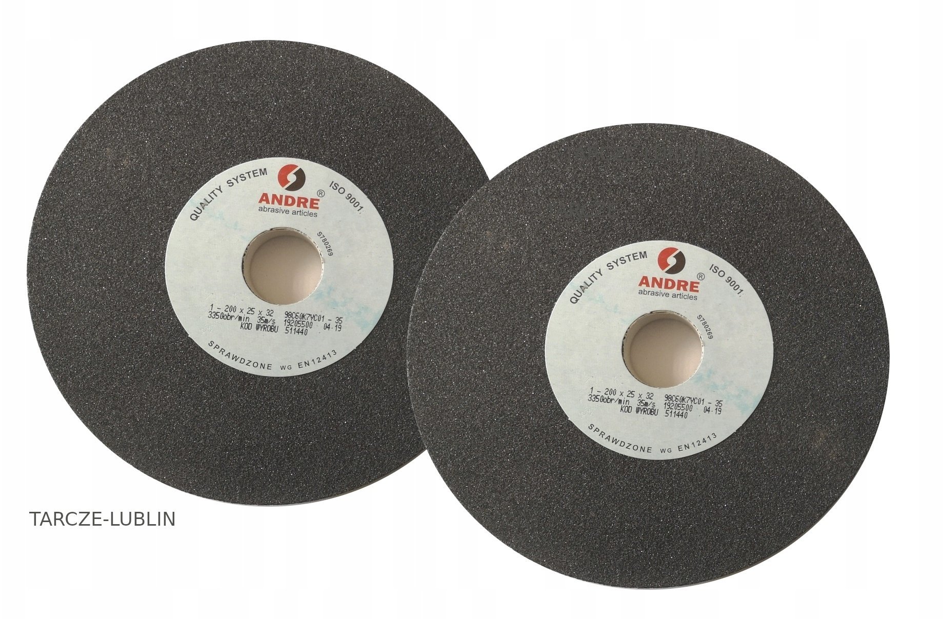 ANDRE ŚCIERNICA PŁASKA 200mm x 25mm x 32mm 98C60K7VC01-35 CZARNA "TYP 1"