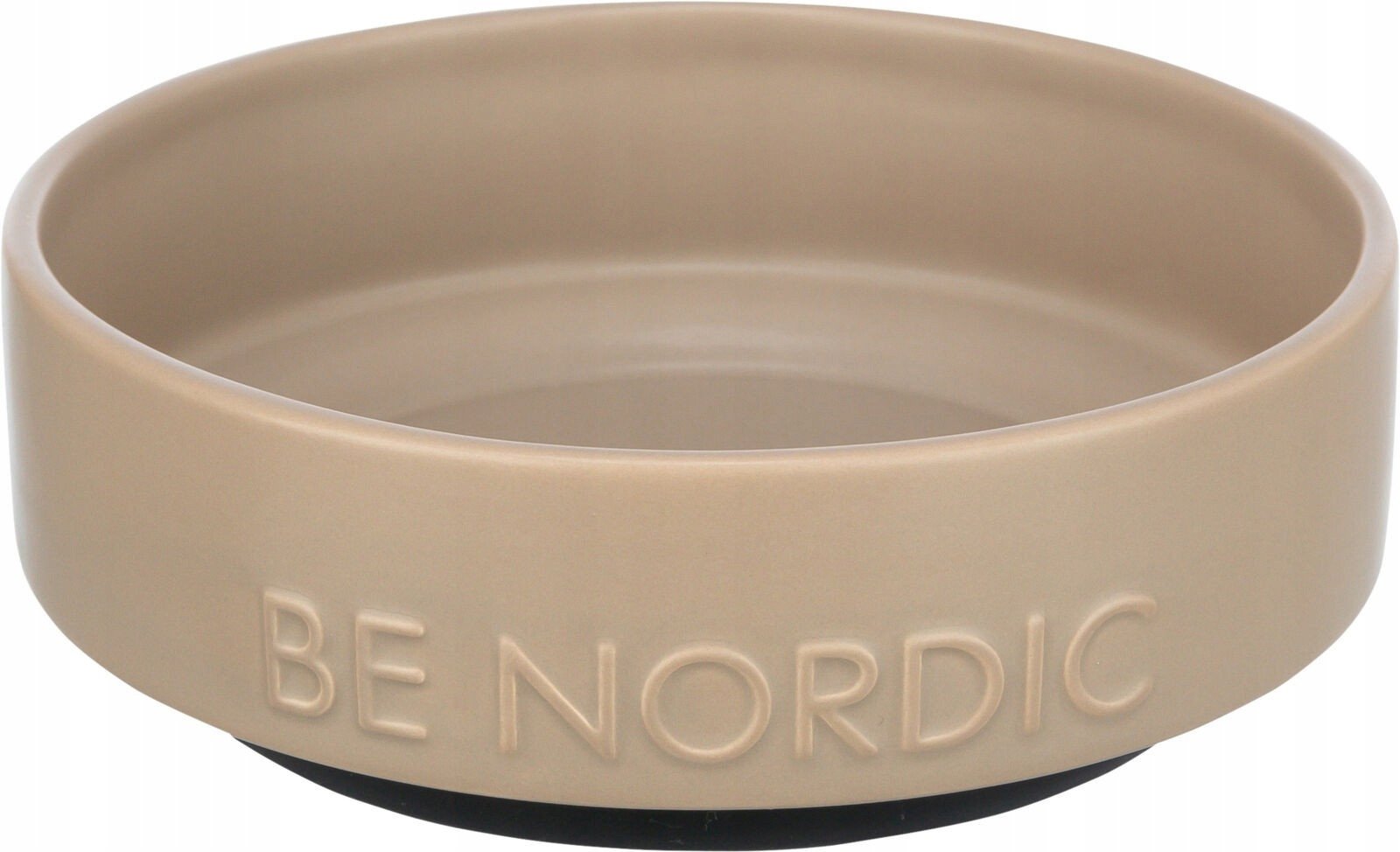 Trixie BE NORDIC bowl, ceramic/rubber, 1.2 l/ø 18 cm, taupe