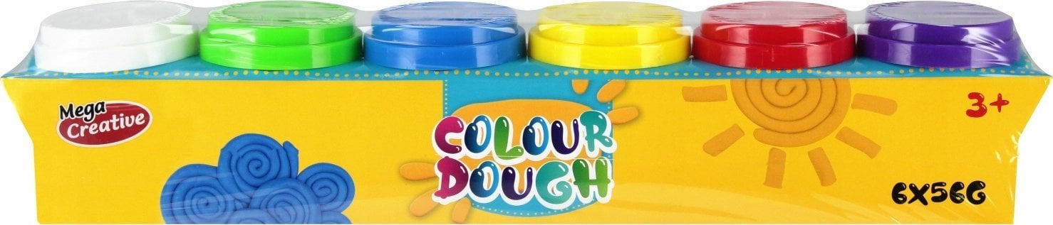 Mega Creative MASA PLASTYCZ 6KOL 33X7X6 DOH MC TUB 12/36