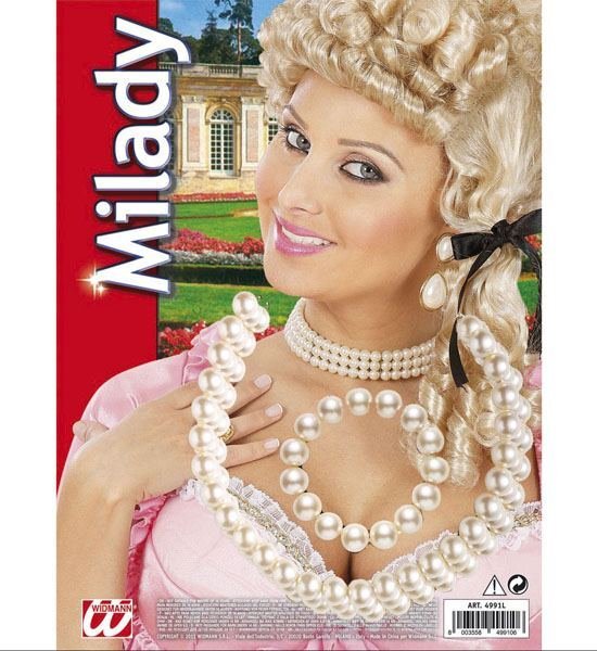 Choker i bransoletka perłowa