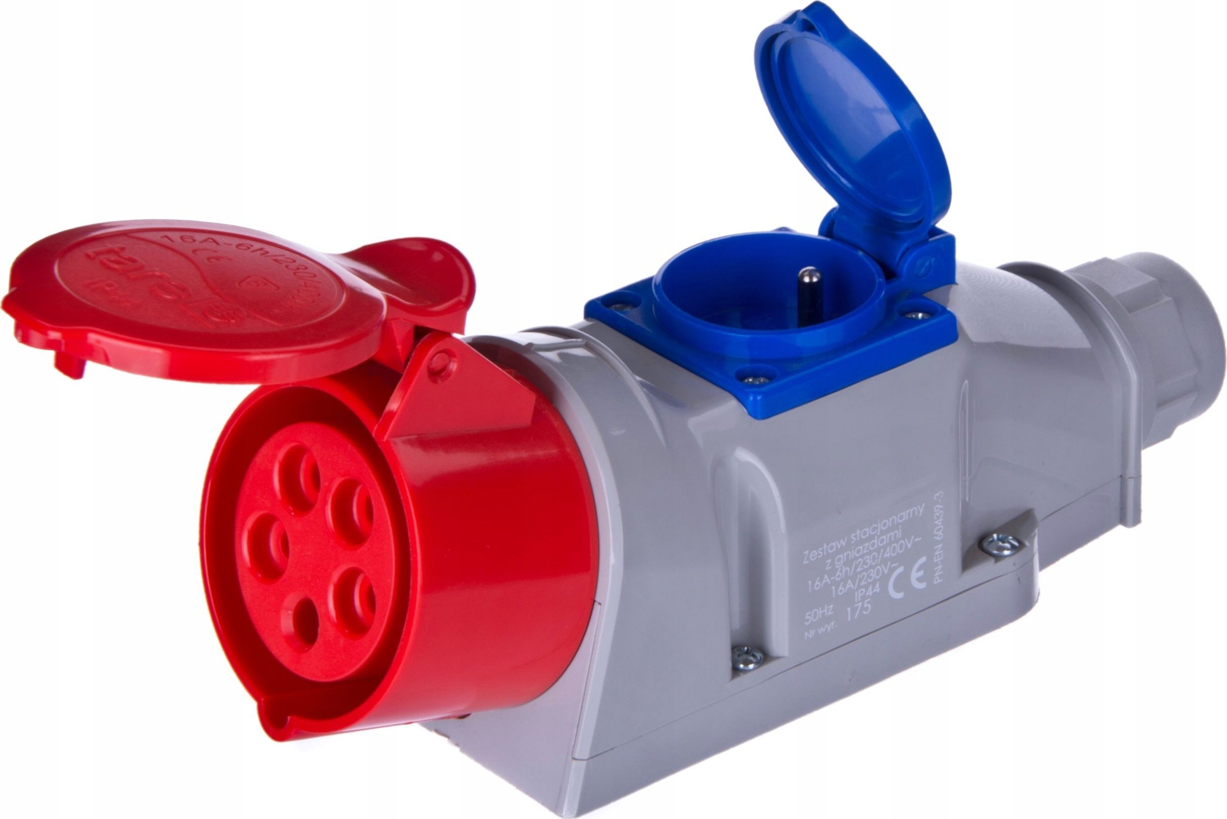 Tarel Zestaw 1x16a 5P 400V + gniazdo 230V nr 175