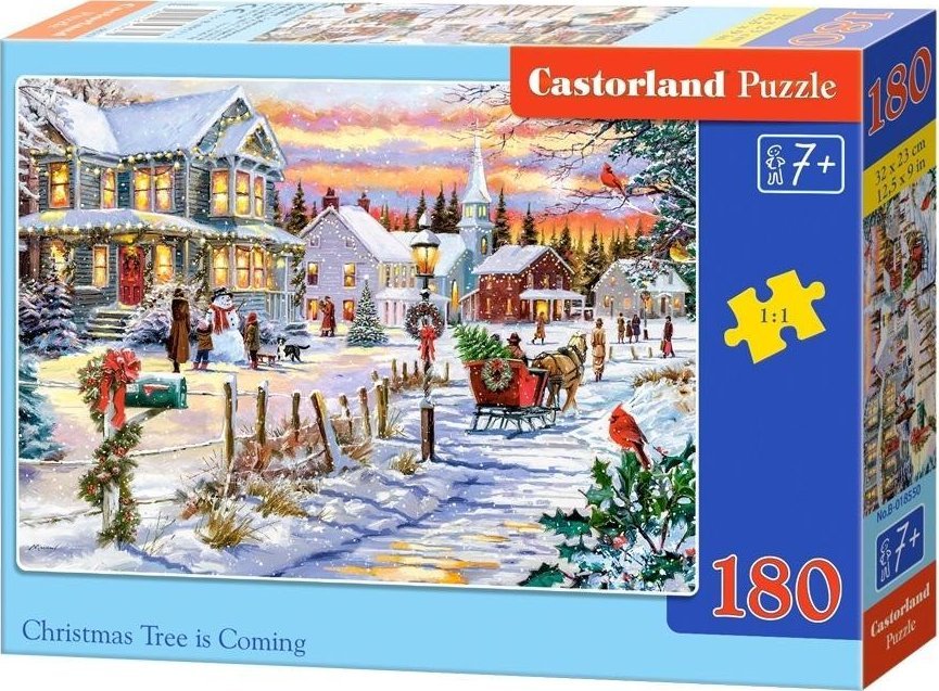 Puzzle 180 Choinka nadchodzi CASTOR