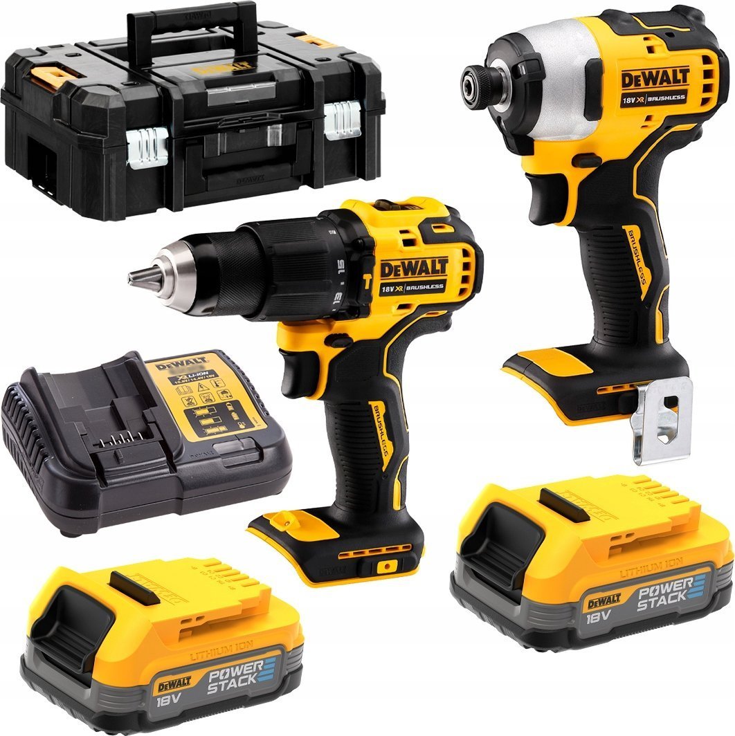 Zestaw elektronarzędzi Dewalt 6-elementowy (DCK2062E2T-QW)