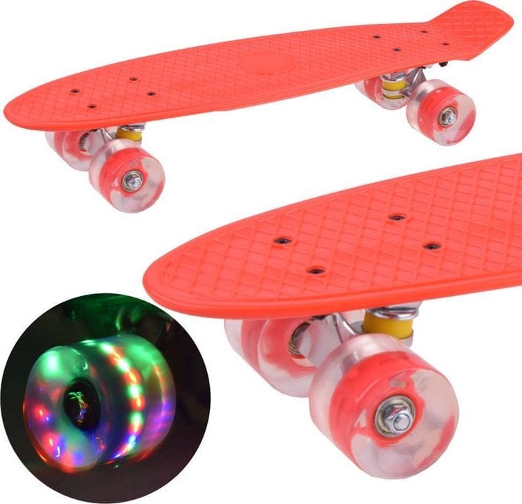 Hulajnoga Jokomisiada Fiszka ze świecącymi kółkami Deskorolka SP0715