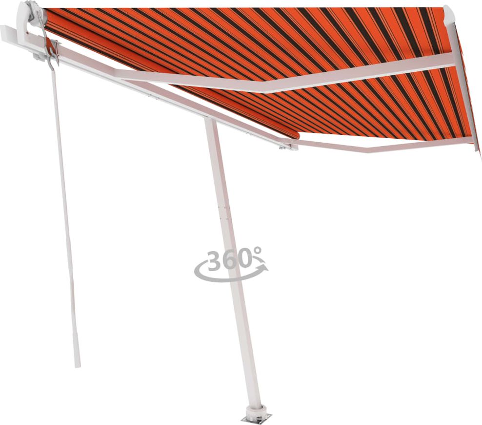 vidaXL Wolnostojąca, automatycznie zwijana markiza, 400x300 cm