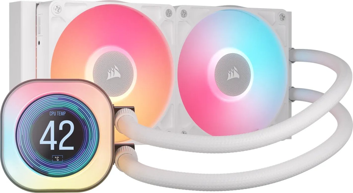 Chłodzenie wodne Corsair iCUE LINK Titan 240 RX LCD RGB (CW-9061025-WW)