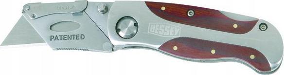 NÓŻ ZE SKŁADANYM OSTRZEM, DREWNIANA RĘKOJEŚĆ