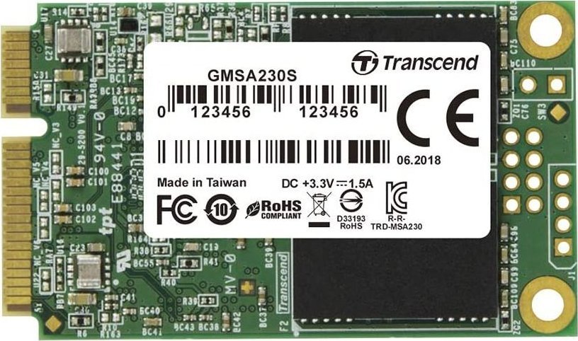 Dysk SSD Transcend 230S 128GB mSATA SATA III (TS128GMSA230S)