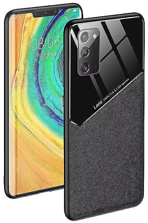 Mocco Lens Leather Back Case for Apple iPhone 12 Pro Black