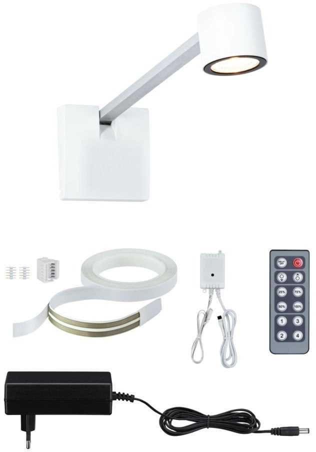 Oprawa ścienna ADELIA LED zestaw 370lm 2700K 4.5W 24V aluminium szczotkowane