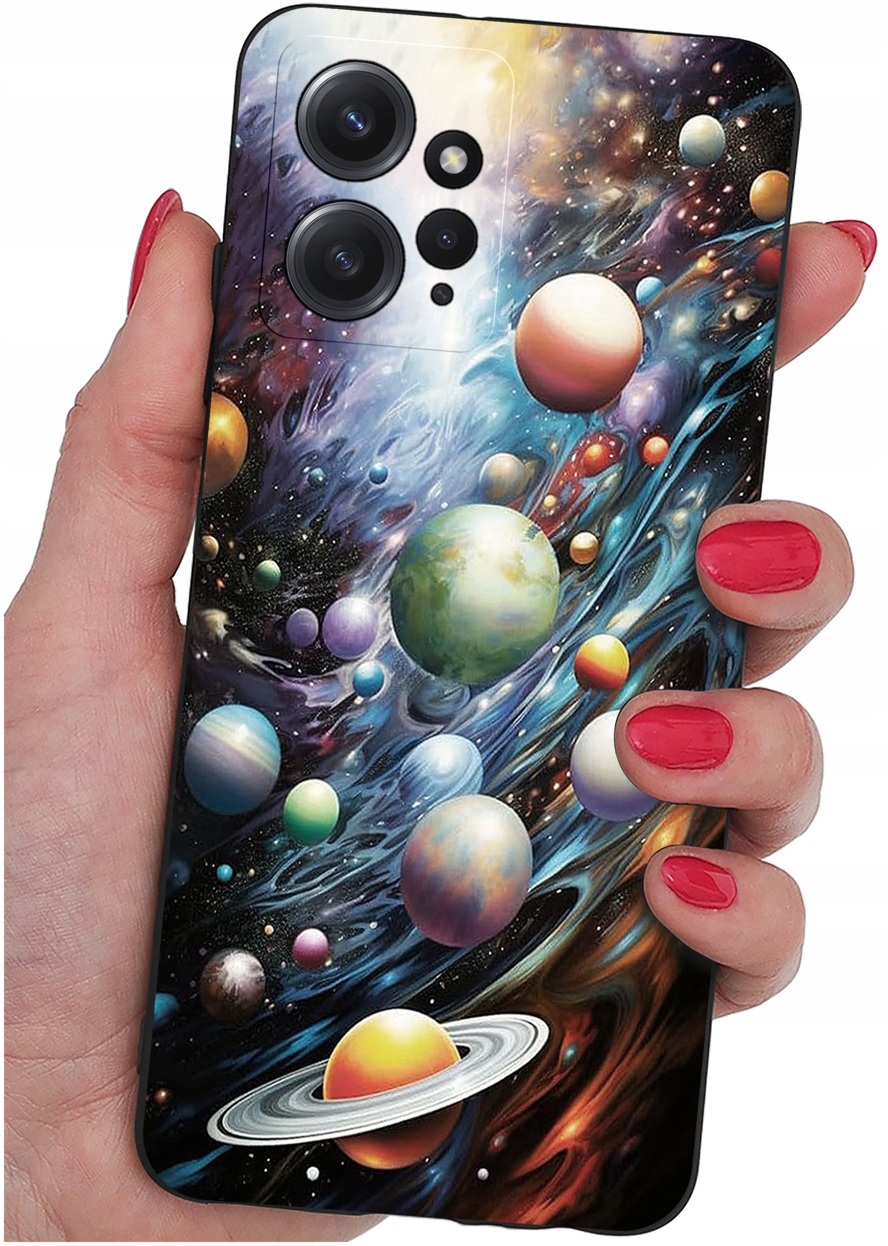 ETUI do Xiaomi Redmi Note 12 4G | WZORY | SILIKONOWE MATT CASE + SZKŁO 9H