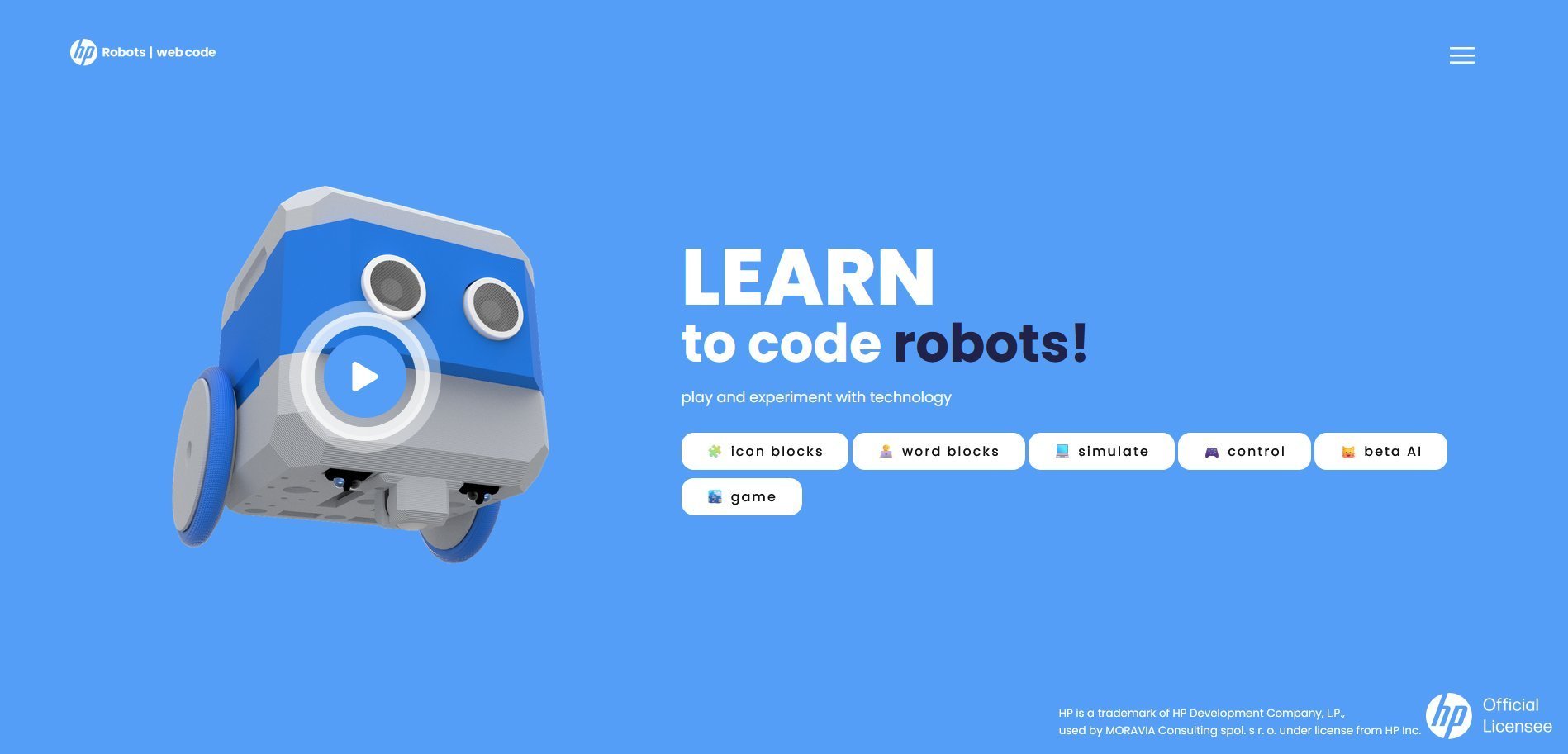 HP HP Robots Otto Starter Creator Kitv - bez 3D tisk dílů