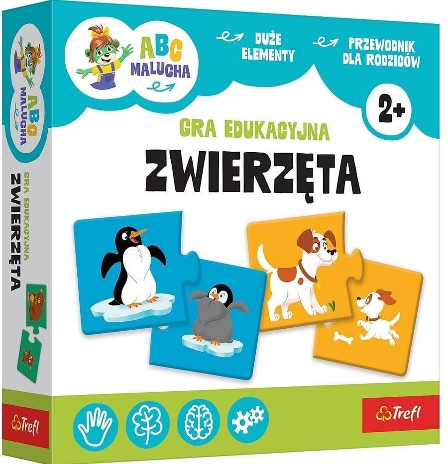 GRA ZWIERZETA ABC MALUCHA TREFL PUD12