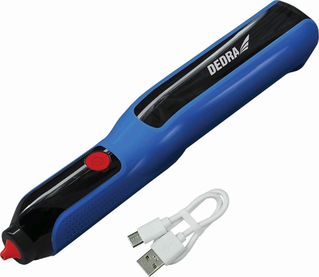 Pistolet do kleju Dedra Pistolet do kleju na gorąco 4V 2,0Ah, 7-8mm, bezprzew. USB