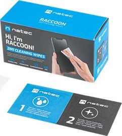 Natec 2IN1 Cleaning Wipes WET-DRY