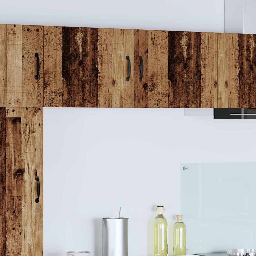 vidaXL Szafka kuchenna wisząca 2 pcs Stare drewno 50 x 31 x 40 cm
