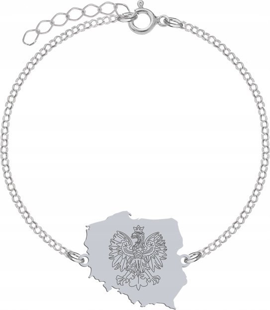Radziszewska Jewellery Srebrna Bransoletka POLSKA DEDYKACJA