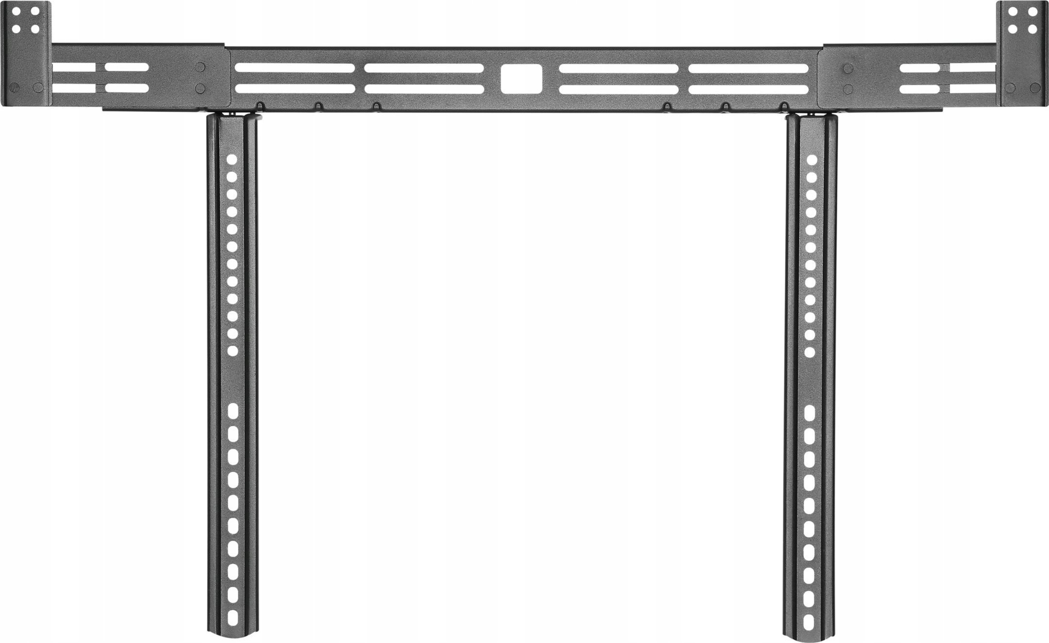 Gembird GEMBIRD Uniwersalne stalowe uchwyty/wsporniki ścienne czarne montowane na ścianie do 10kg