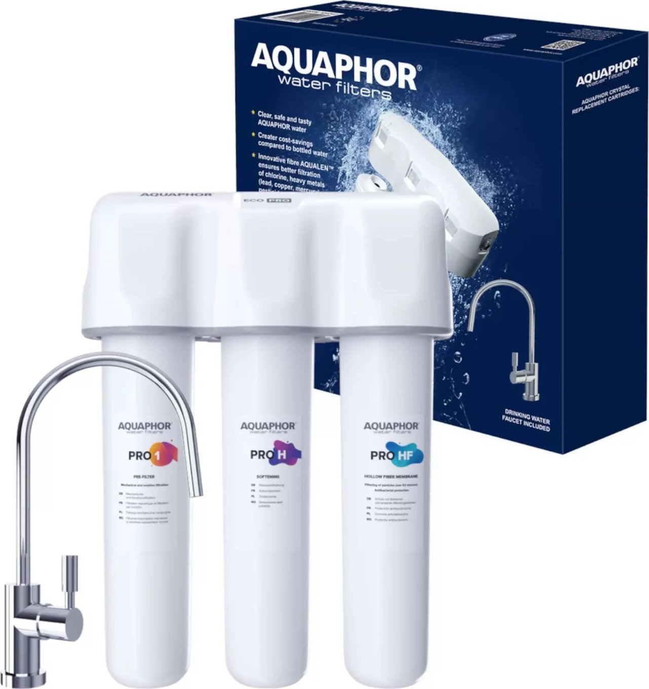 Aquaphor Eco H Pro Zmiękczający filtr do wody pod zlewozmywak