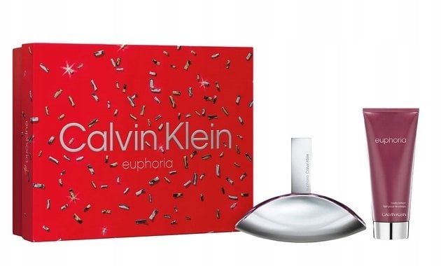 Calvin Klein Set Euphoria, Eau De Parfum, For Women, 100 ml + Euphoria, Day & Night, Body Lotion, 100 ml For Women