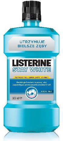 Listerine Płyn Stay White 500ml (7312401)