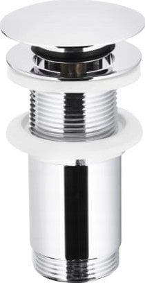 KFA SPUST UMYWALKOWY TYPU KLIK-KLAK, DUŻY BEZ PRZELEWU, CHROM