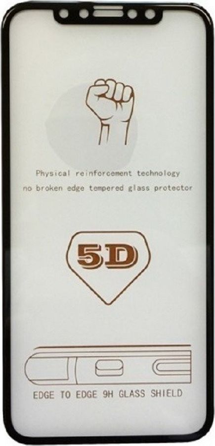 Szkło hartowane 5D Huawei Mate 20 Lite czarne Full glue