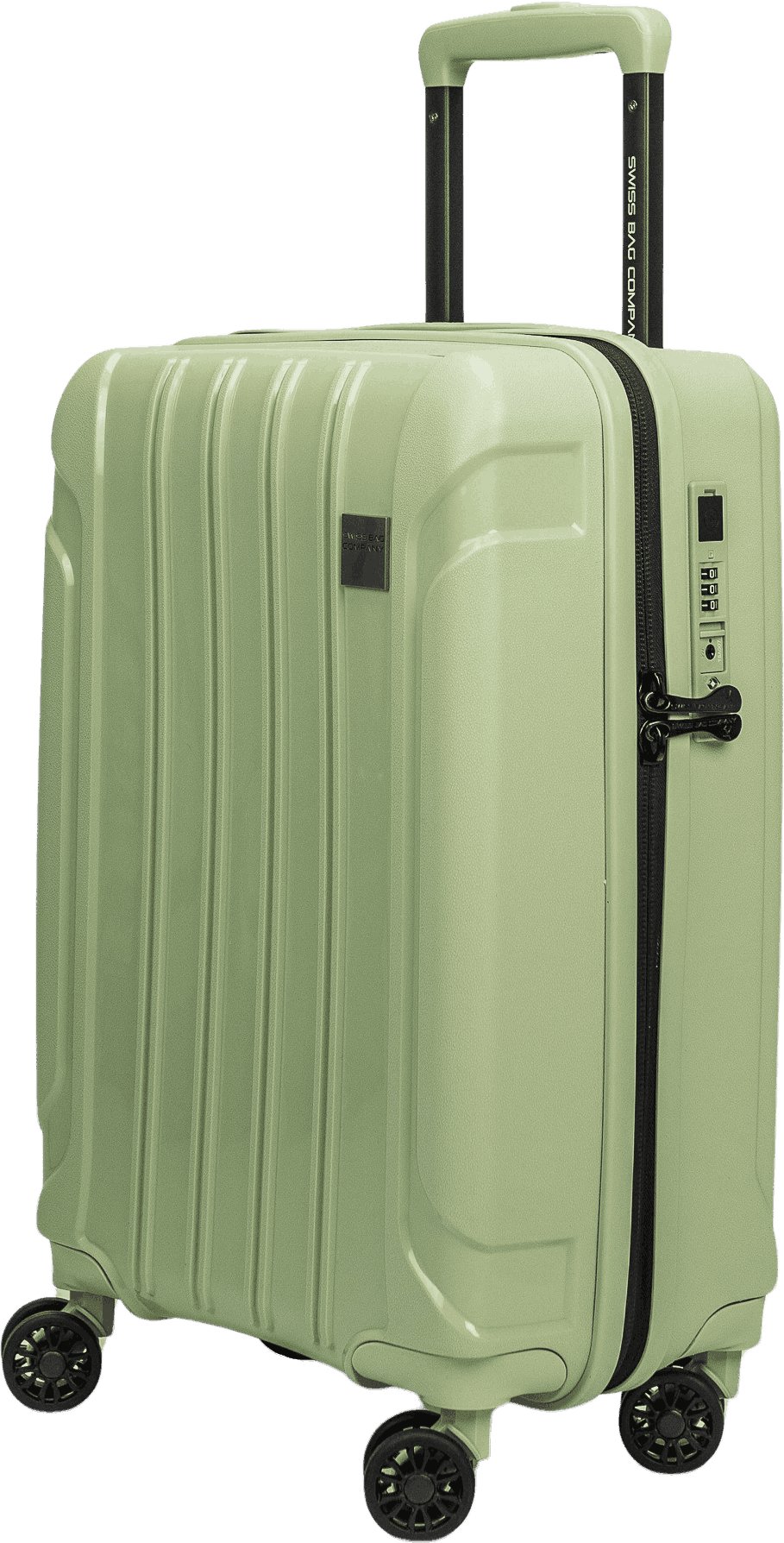 Walizka kabinowa SwissBags Tourist 55 cm zielony Uniwersalny