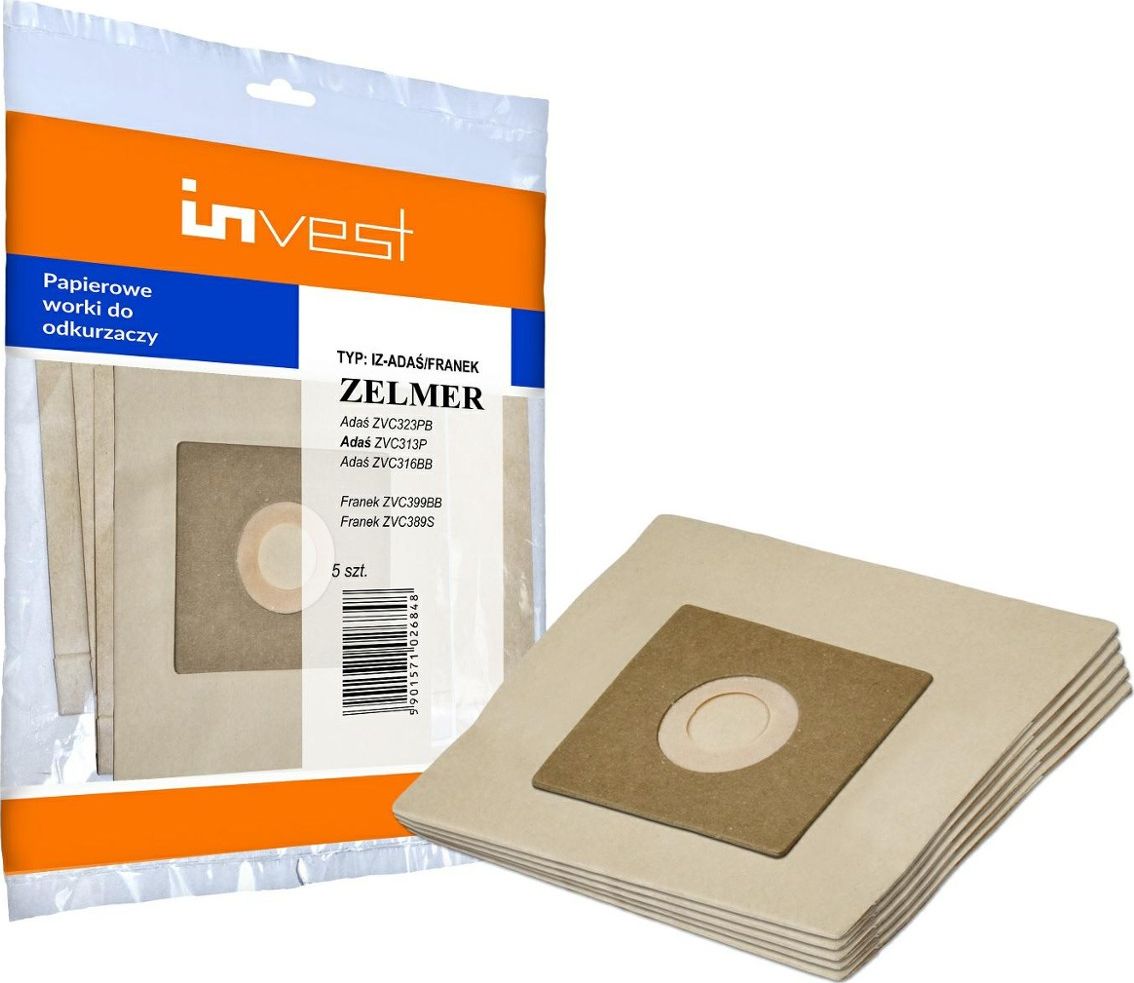 Worek do odkurzacza WORKI PAPIEROWE Zelmer Adaś/Franek