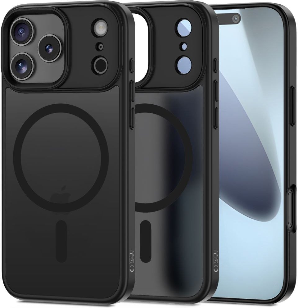 Etui Tech-Protect Matt MagSafe do Apple iPhone 17 Pro Max Matte Black