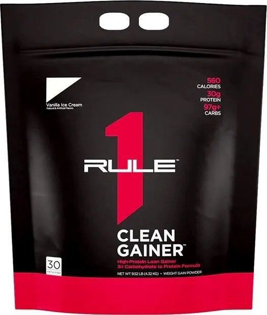Rule One Rule One - R1 Clean Gainer, Vanilla Ice Cream, Proszek, 4320g