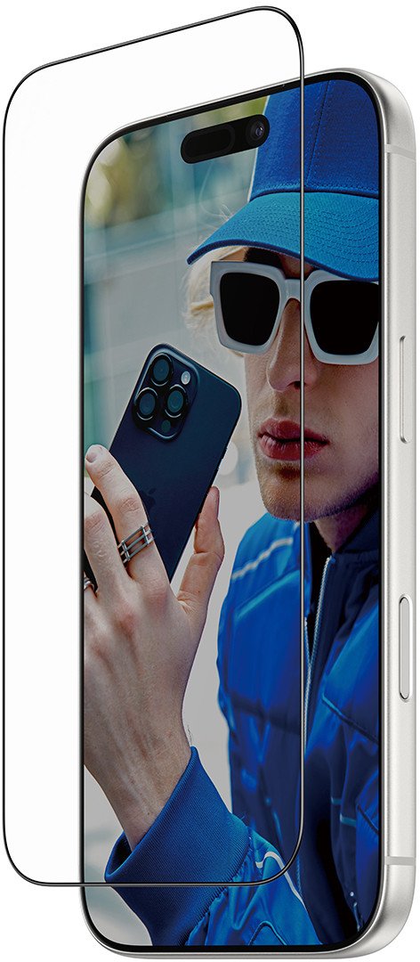 SCREEN PROTECTOR W. BLACK FRAME