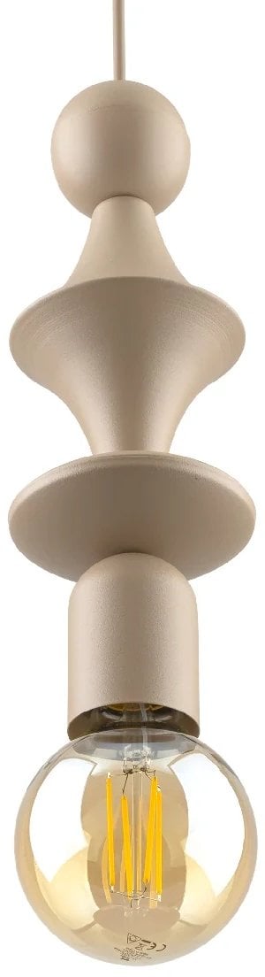 Zwis lampa pojedyncza Tower Sabia 10870 geometryczna beżowy