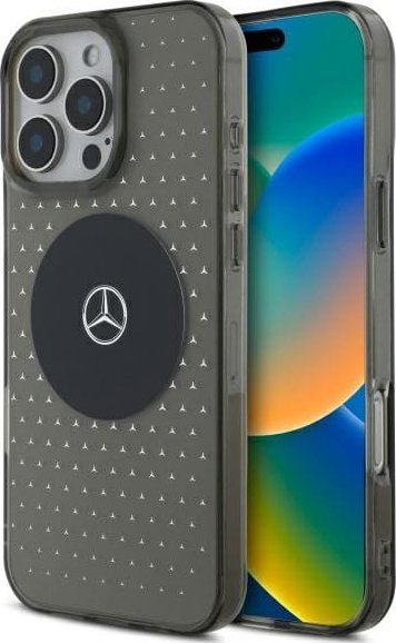Mercedes Mercedes MEHMP16L23HCPK iPhone 16 Pro 6.3" czarny/black hardcase MB Case Star Pattern